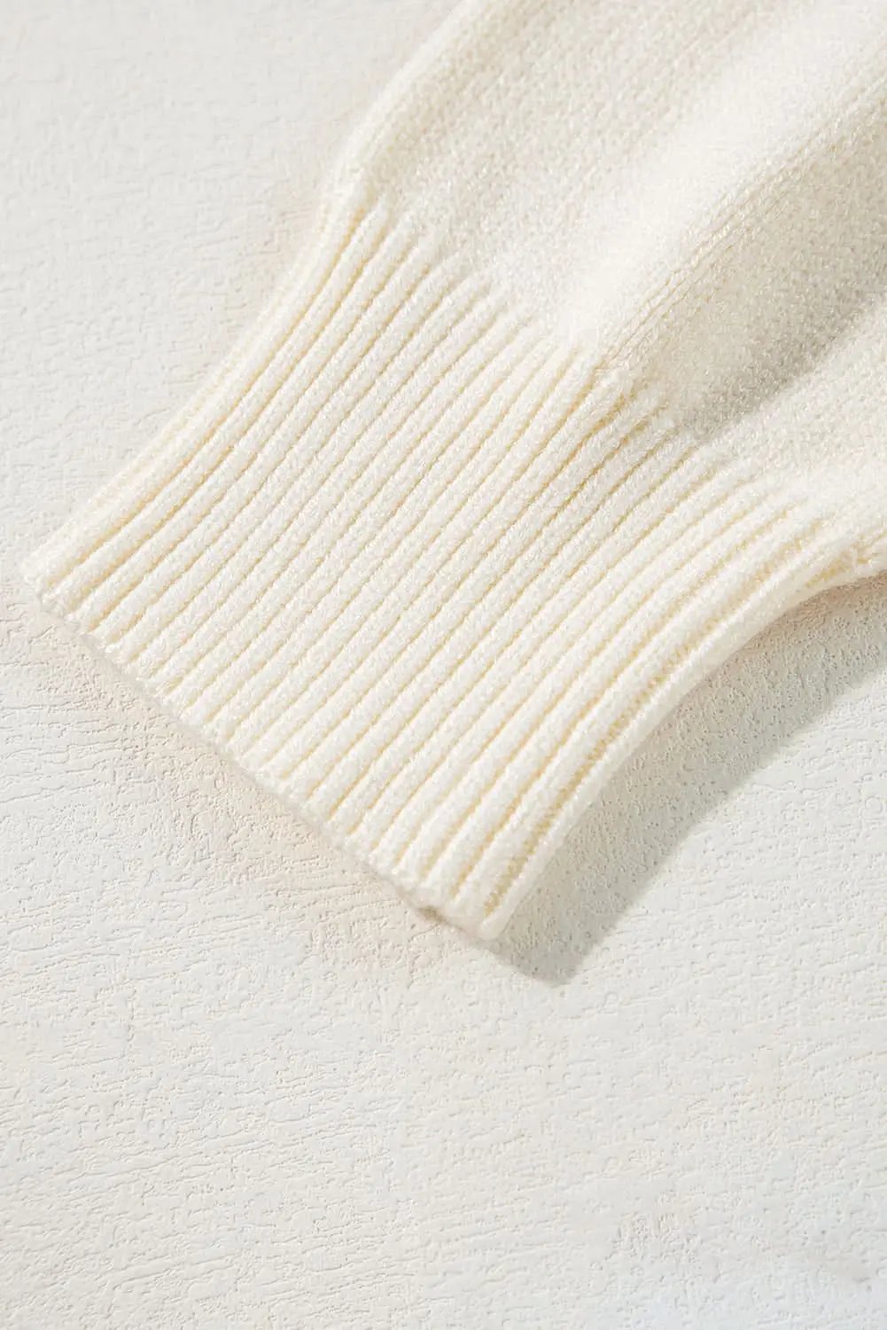 Cozy apricot "Boo" sweater - Love Salve